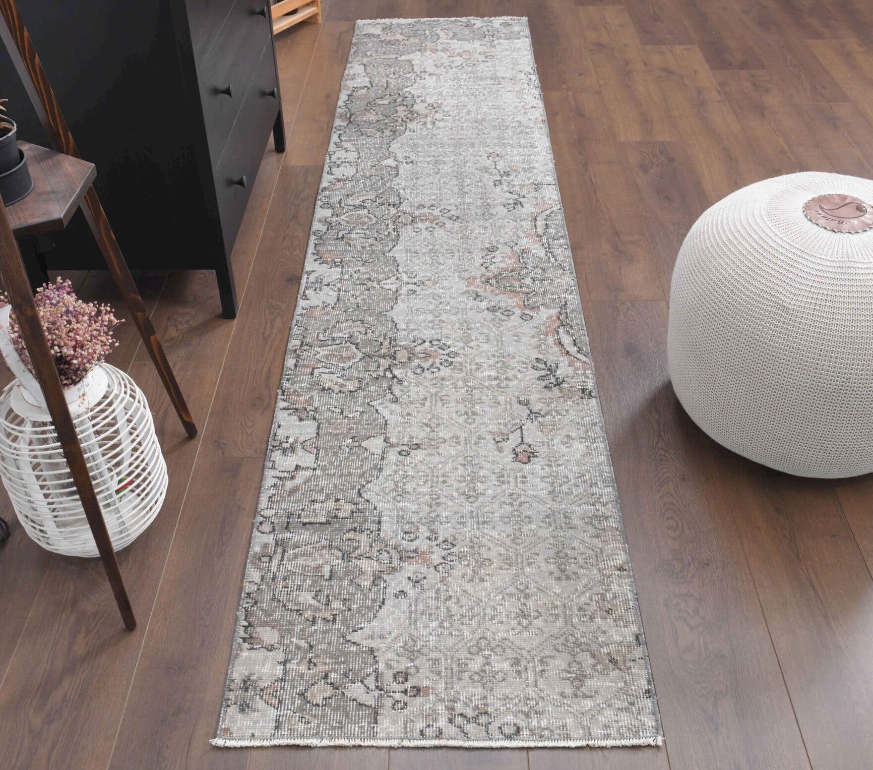 Vintage Oushak Runner Rug