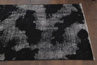 Distressed Black Anatolian  Runner Rug
