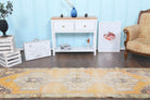 Vintage Oushak Runner Rug