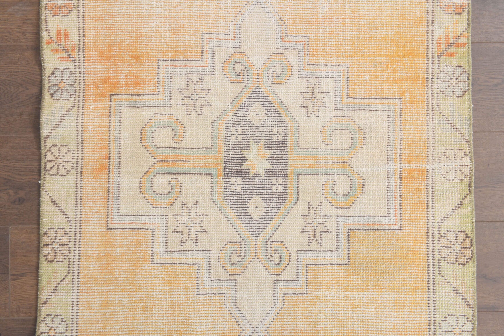 Vintage Oushak Runner Rug