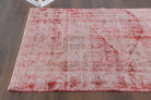 Distressed Red Vintage Anatolian Rug Runner