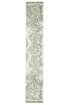 Floral Oushak Runner Rug