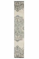 Floral Vintage Oushak Rug Runner