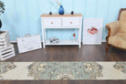 Floral Vintage Oushak Rug Runner