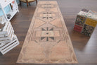 Hand-crafted Anatolian vintage runner Tarabike in wool, 1970s