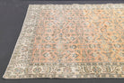Floral Wide Runner Rug - 1970s