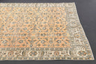 Floral Wide Runner Rug - 1970s