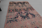 Faded Oushak Runner Rug