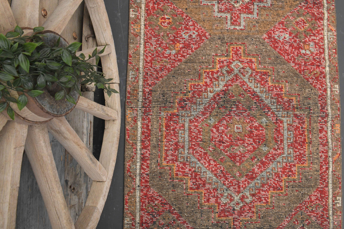Bohemian Oushak Runner Rug