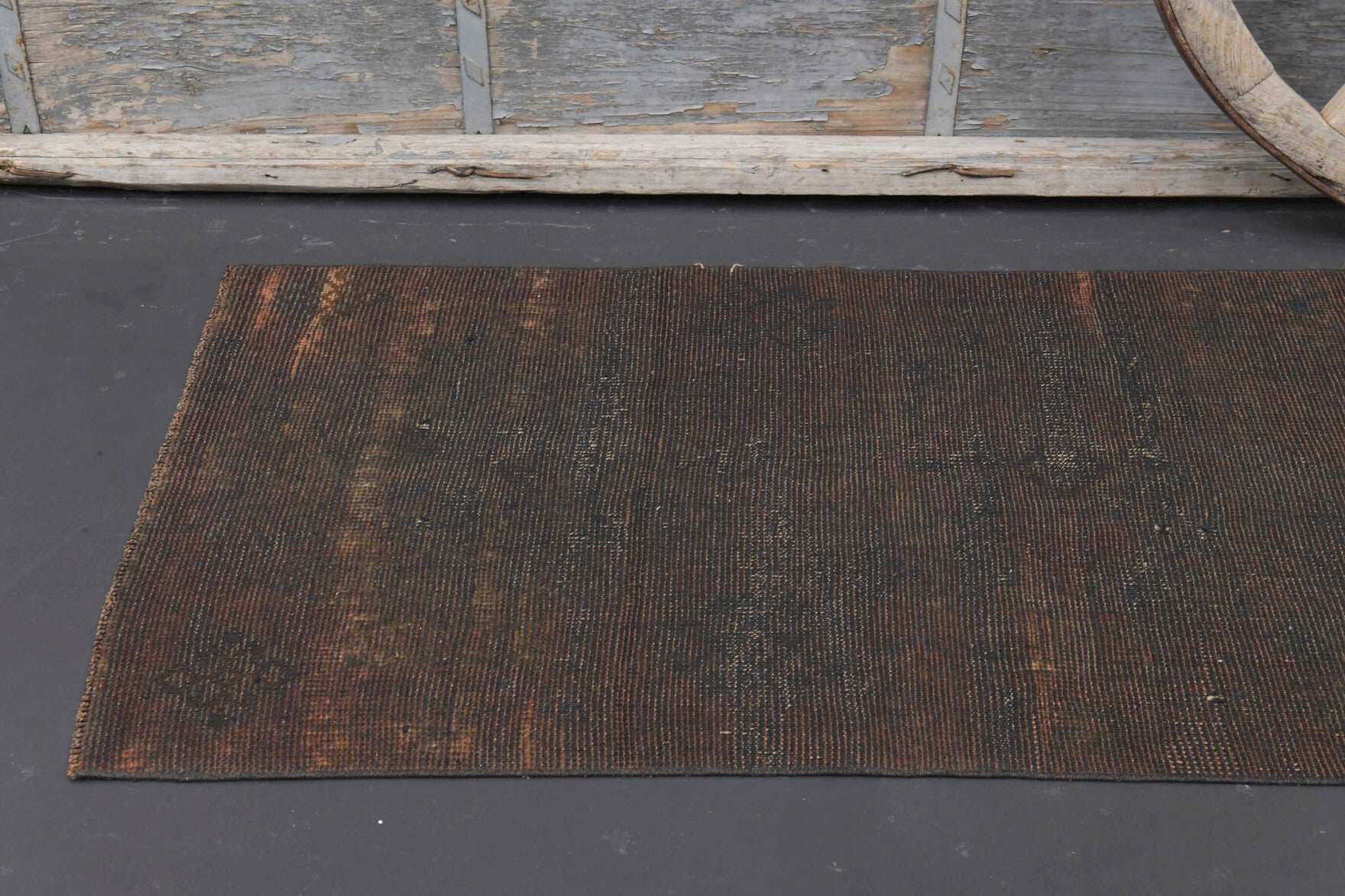 Blackened Vintage Runner Rug