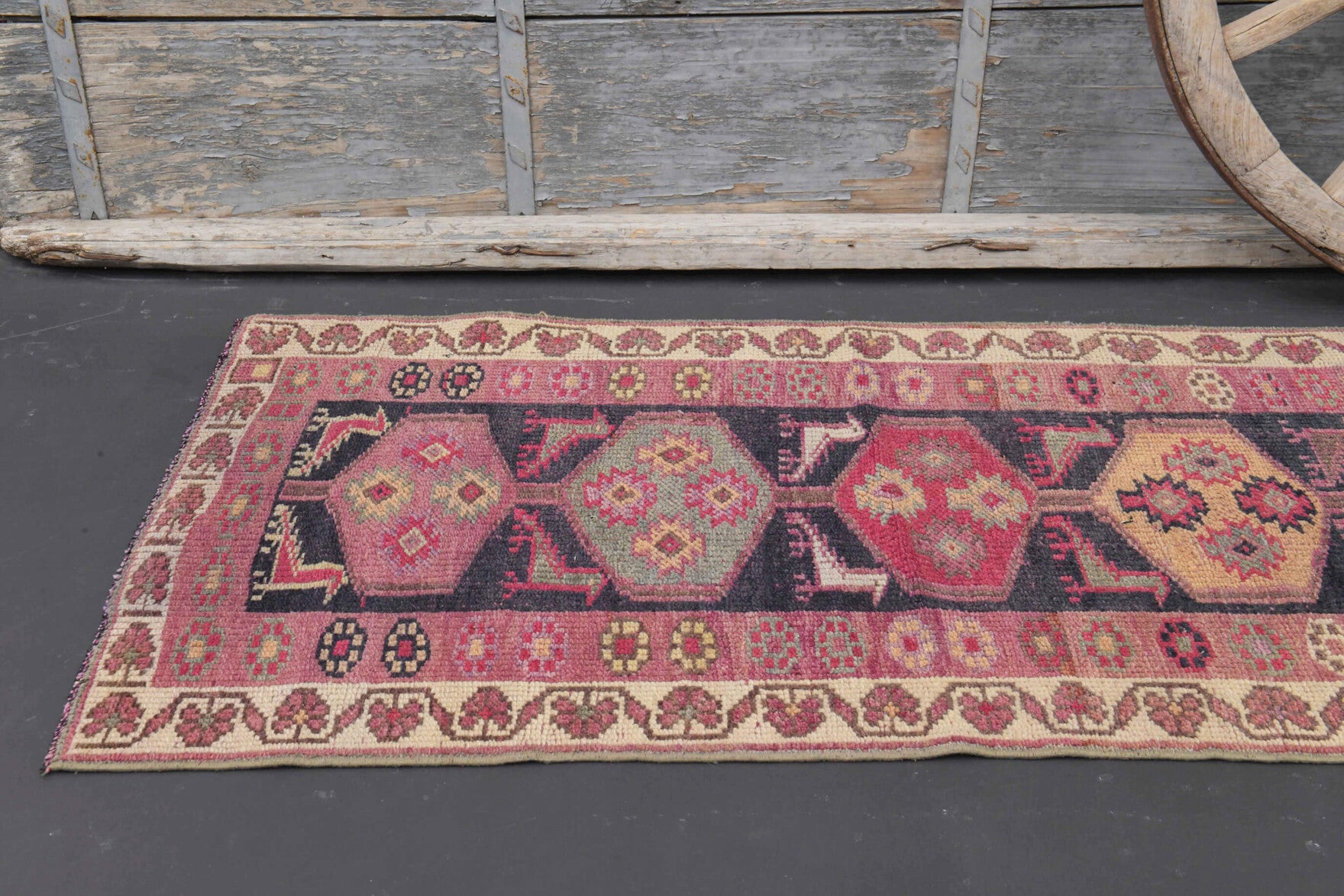 3x11 Vintage Oushak Runner Rug