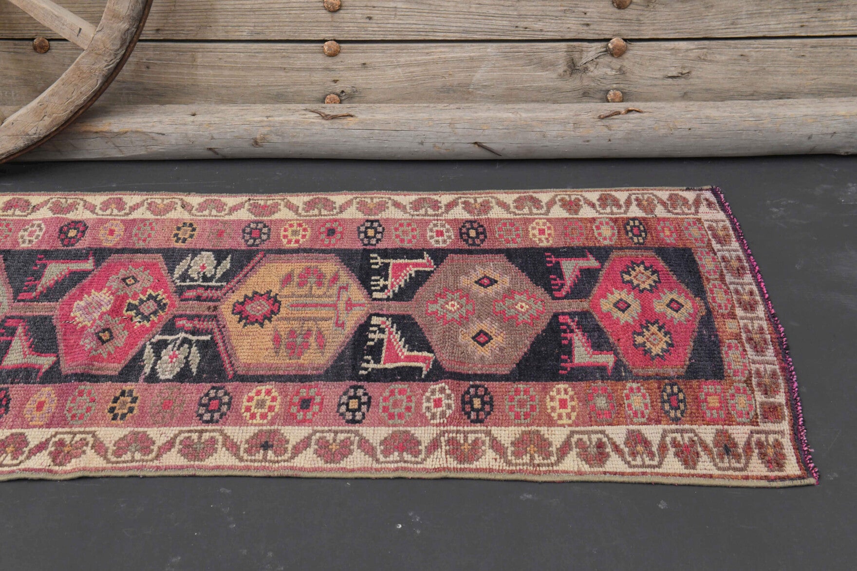 3x11 Vintage Oushak Runner Rug
