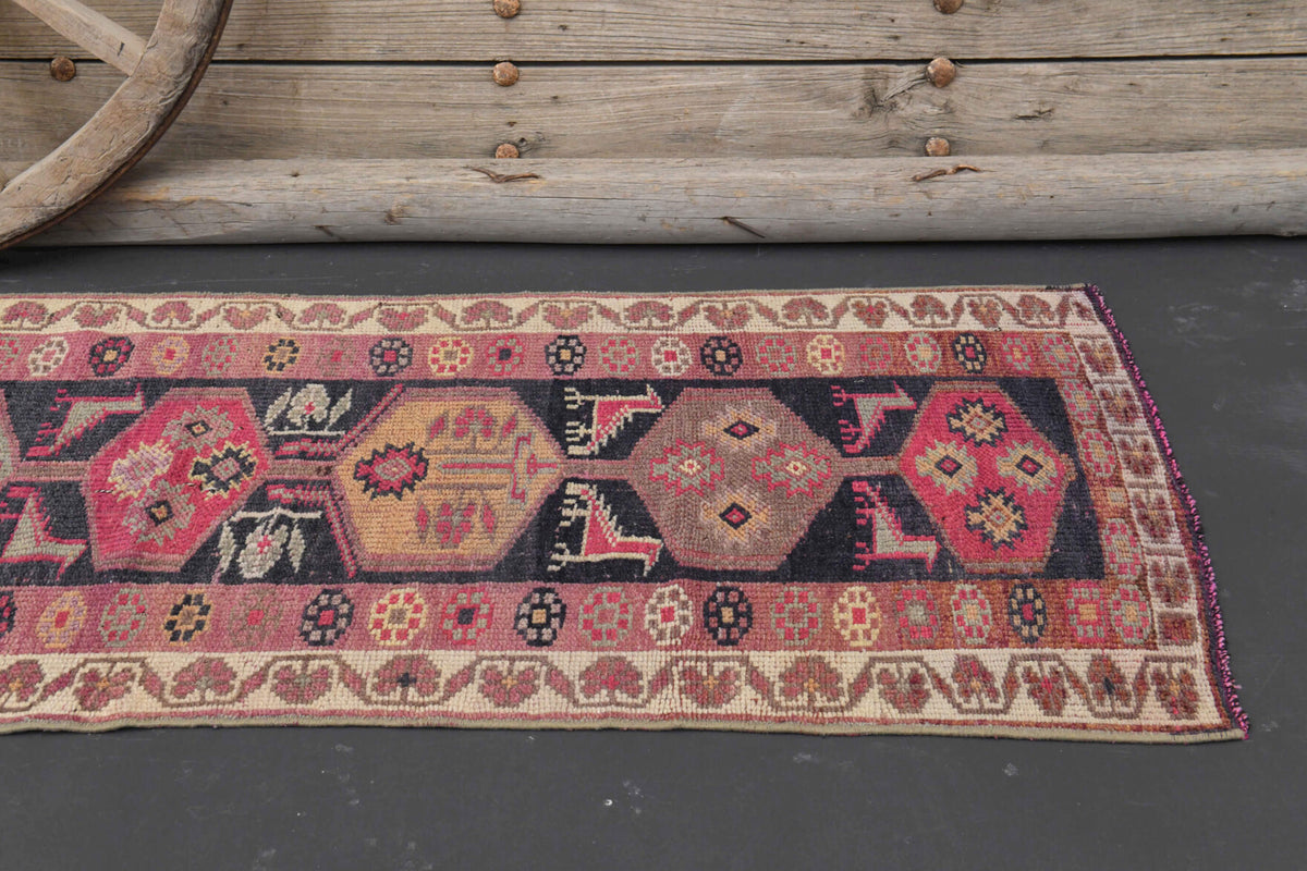 3x11 Vintage Oushak Runner Rug