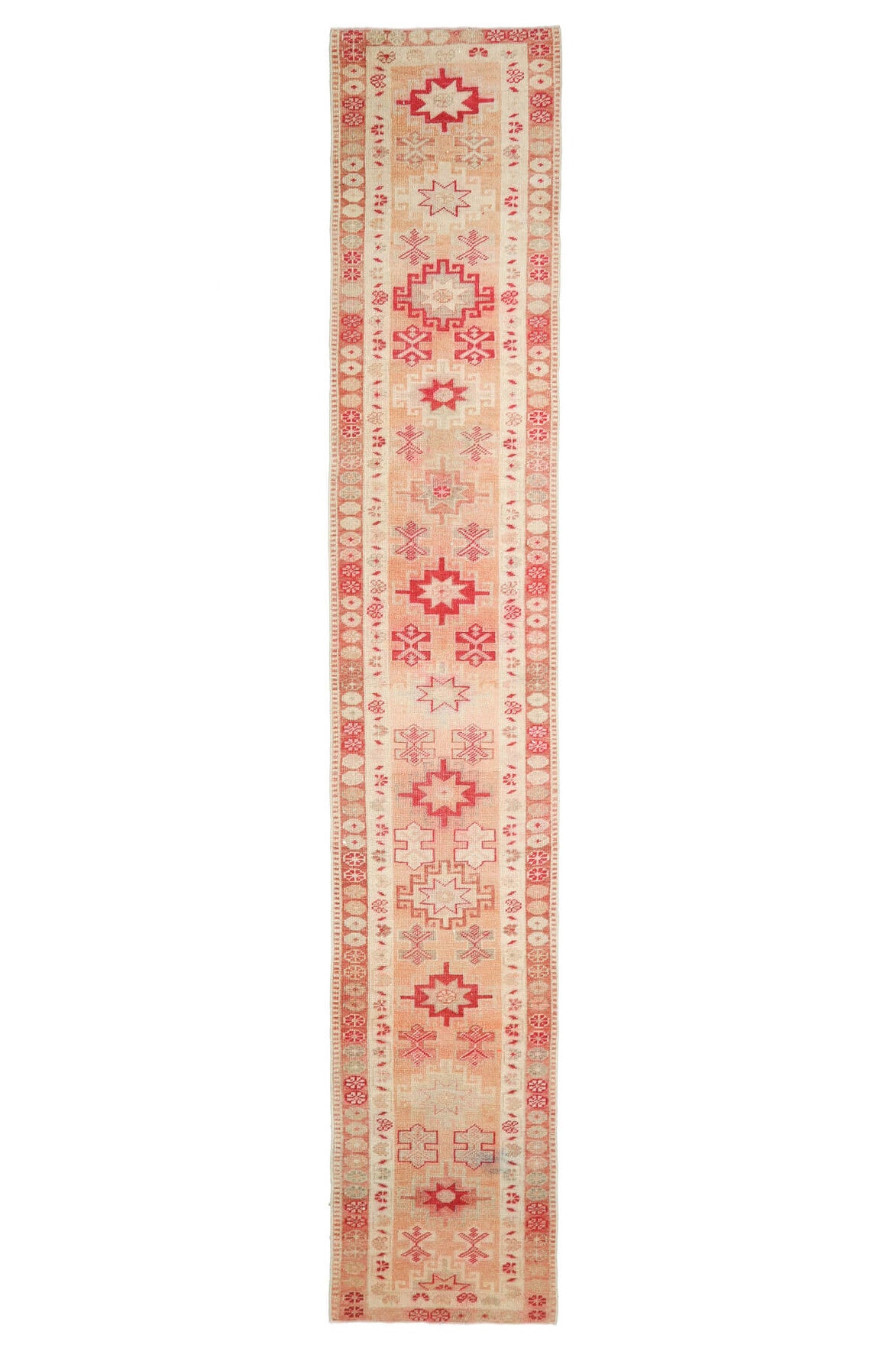 Hand-Knotted Anatolian Vintage Long Runner Rug