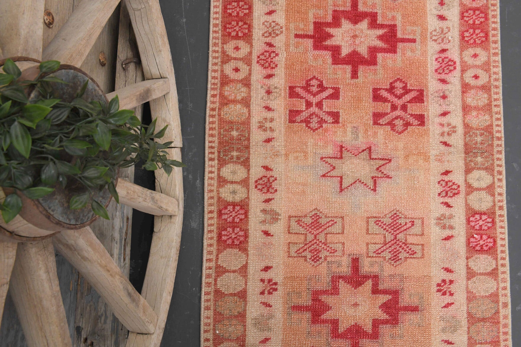 Hand-Knotted Anatolian Vintage Long Runner Rug