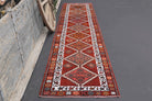 Vintage Hand-Knotted Runner Rug