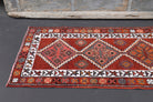 Vintage Hand-Knotted Runner Rug