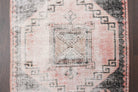 1960's Distressed Red Runner Rug