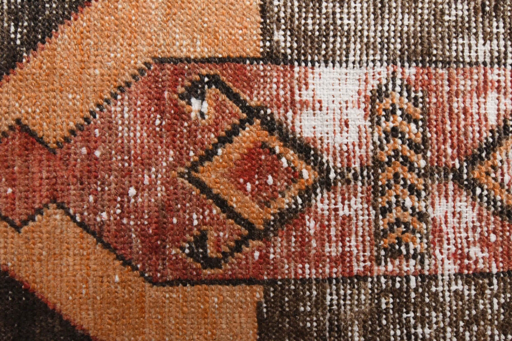 Red Vintage Anatolian Runner Rug