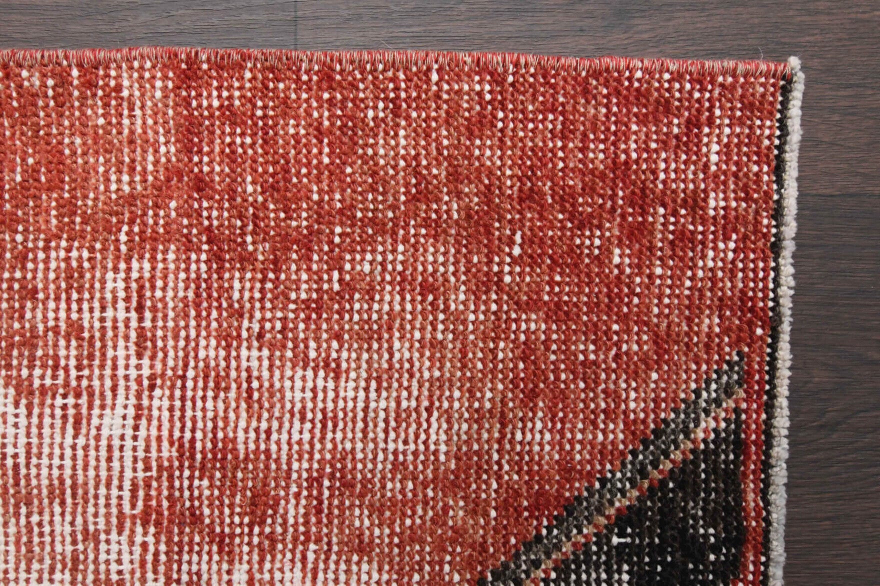 Red Vintage Anatolian Runner Rug