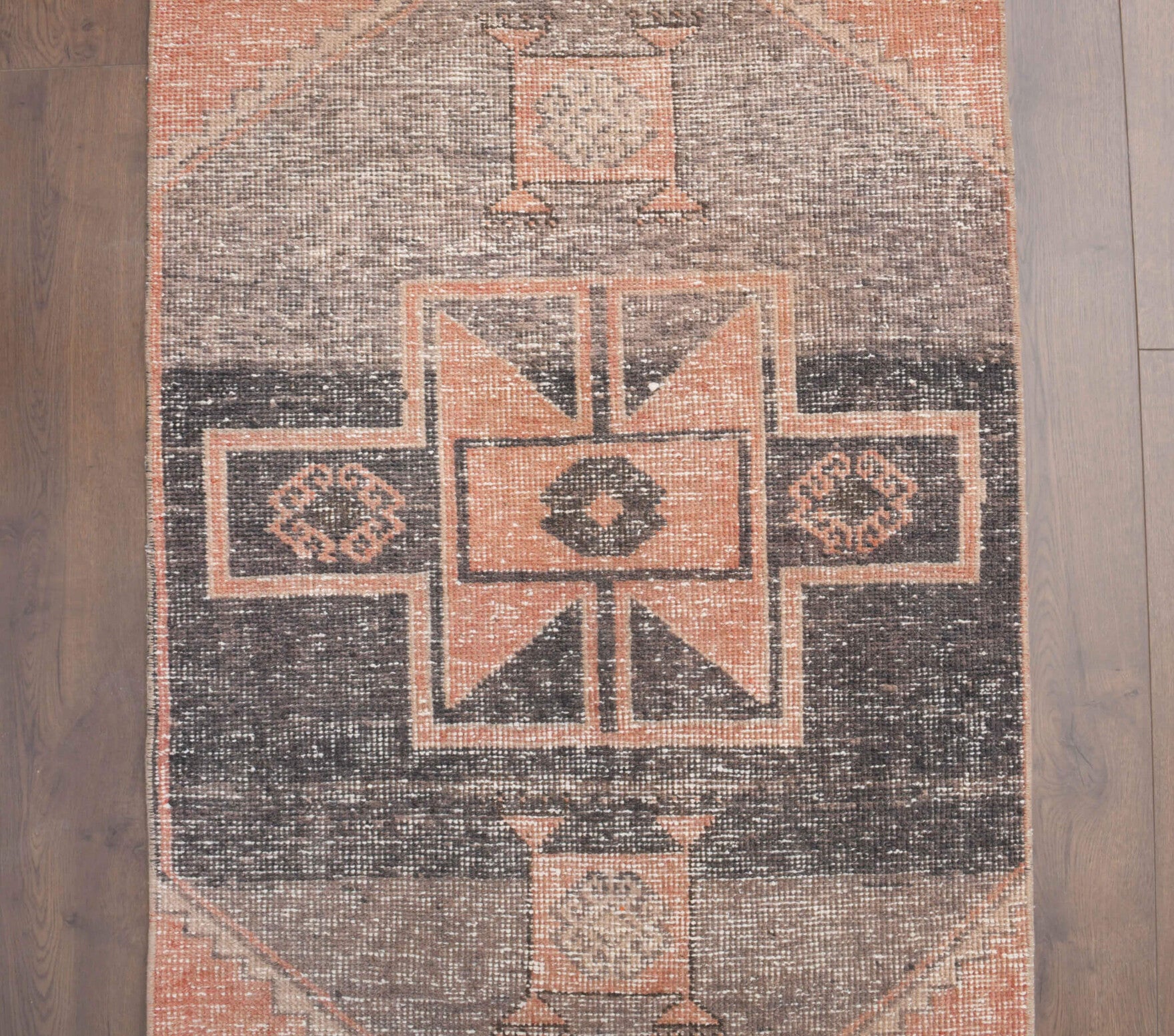 Vintage Oushak Runner Rug