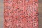 Red Vintage Floral Anatolian Runner Rug