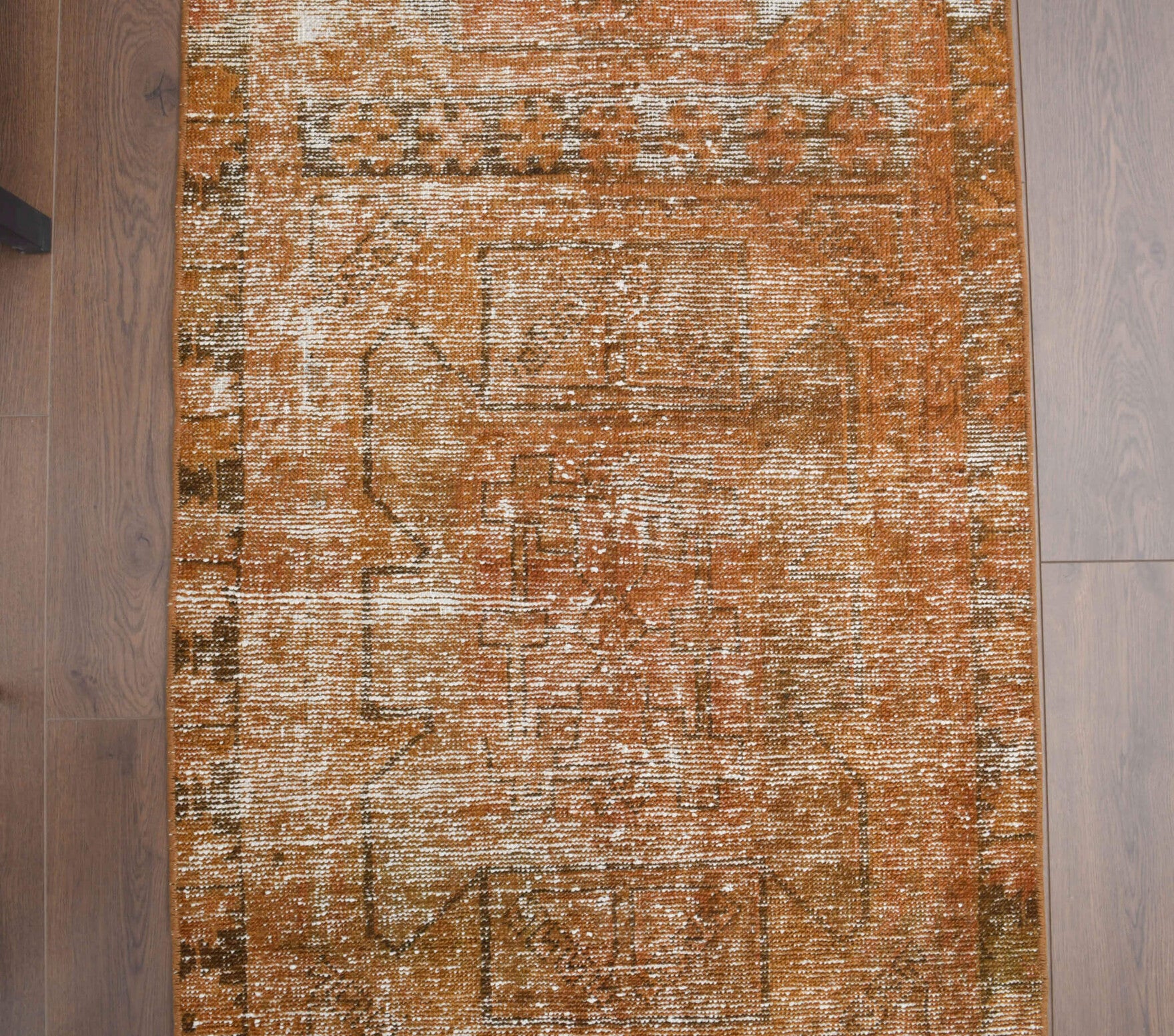 Turkish Oushak Runner Rug
