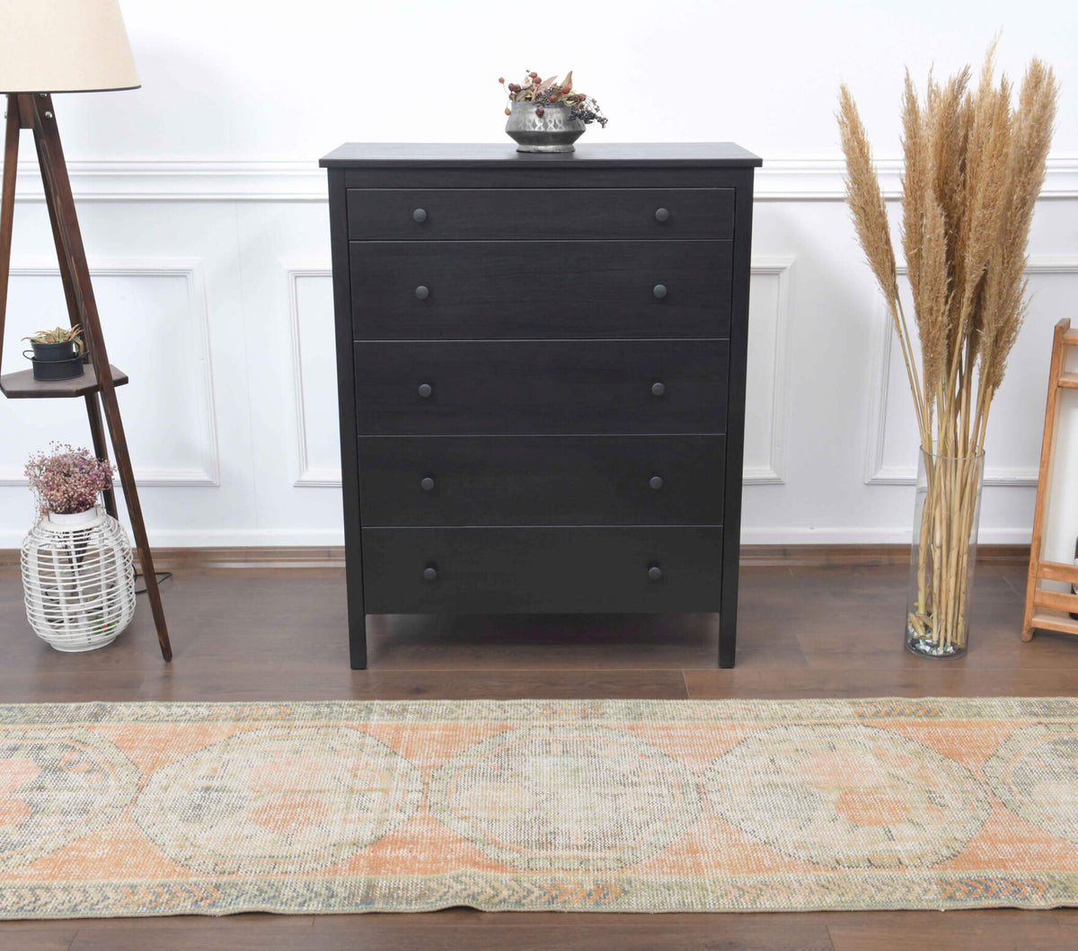 Antique Handmade Anatolian Runner Rug