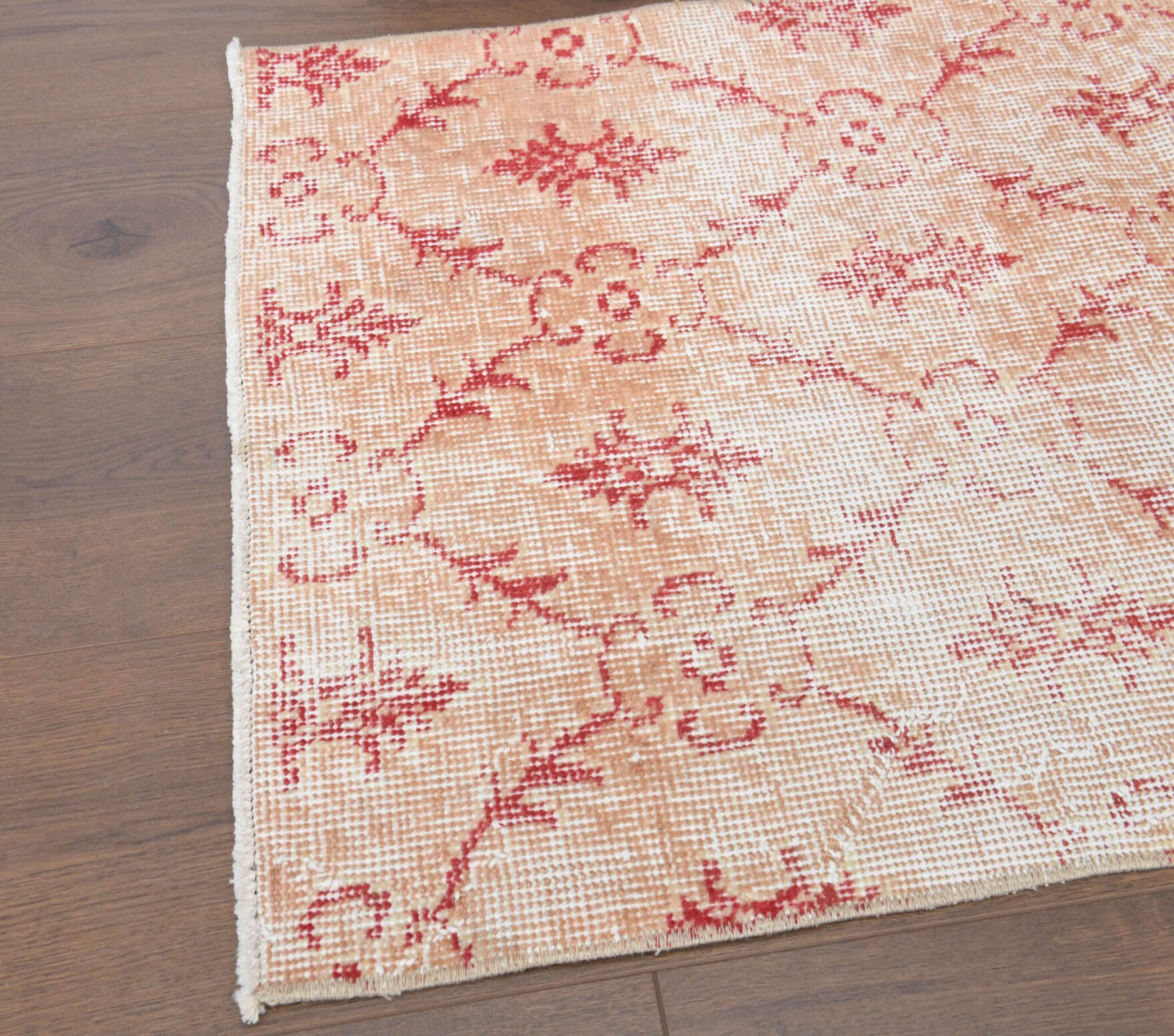 Handmade Vintage Oushak  Mat