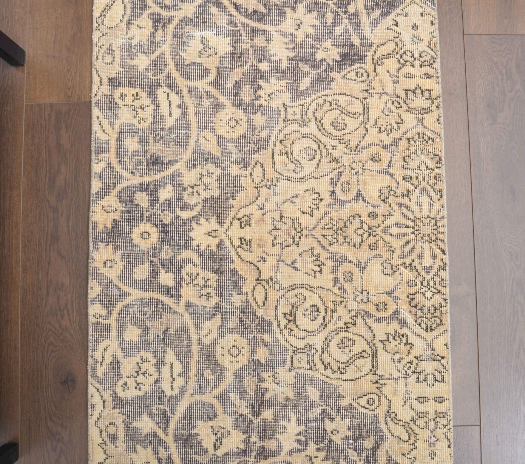 Vintage Oriental Oushak Runner Rug