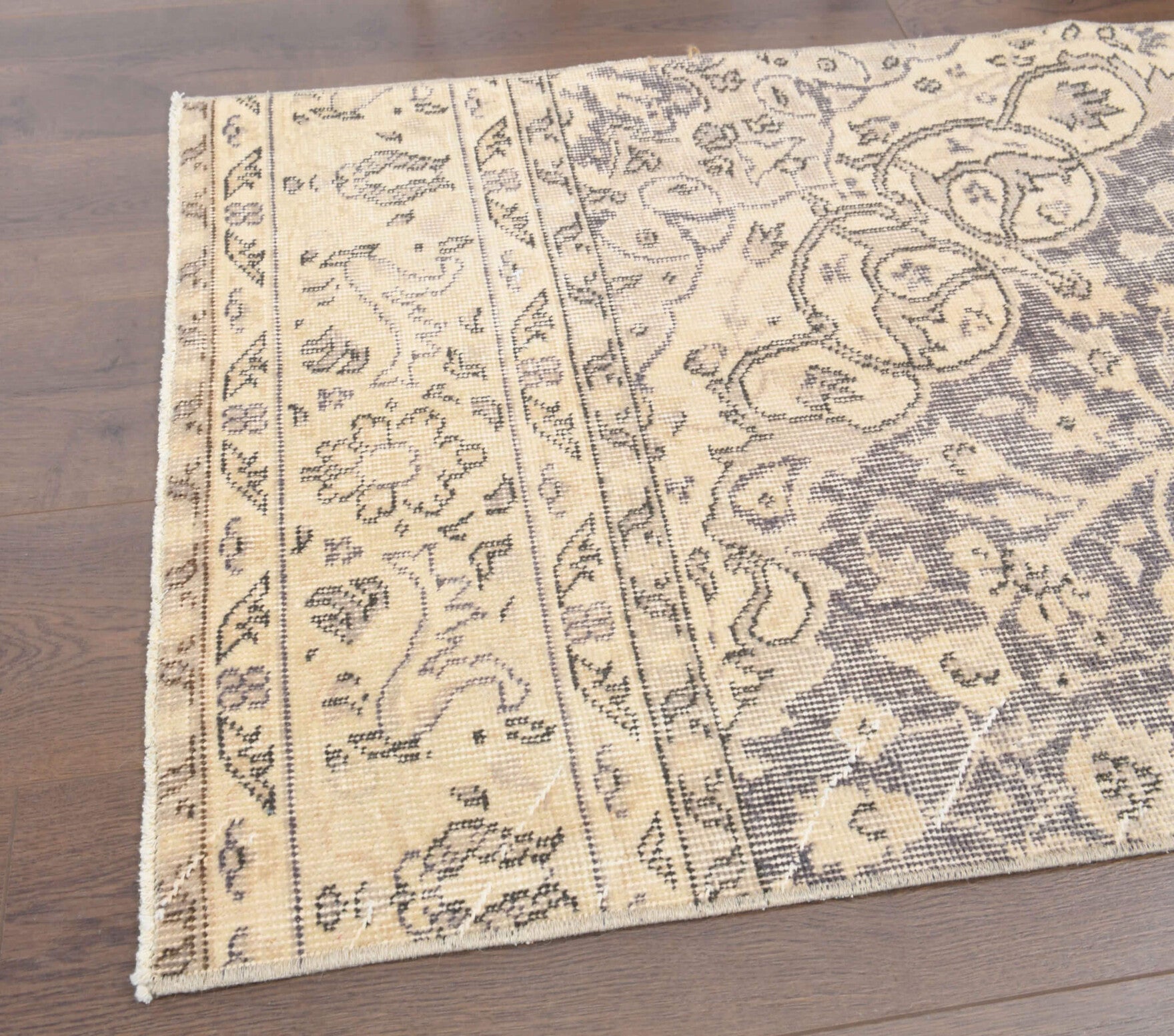 Vintage Oriental Oushak Runner Rug