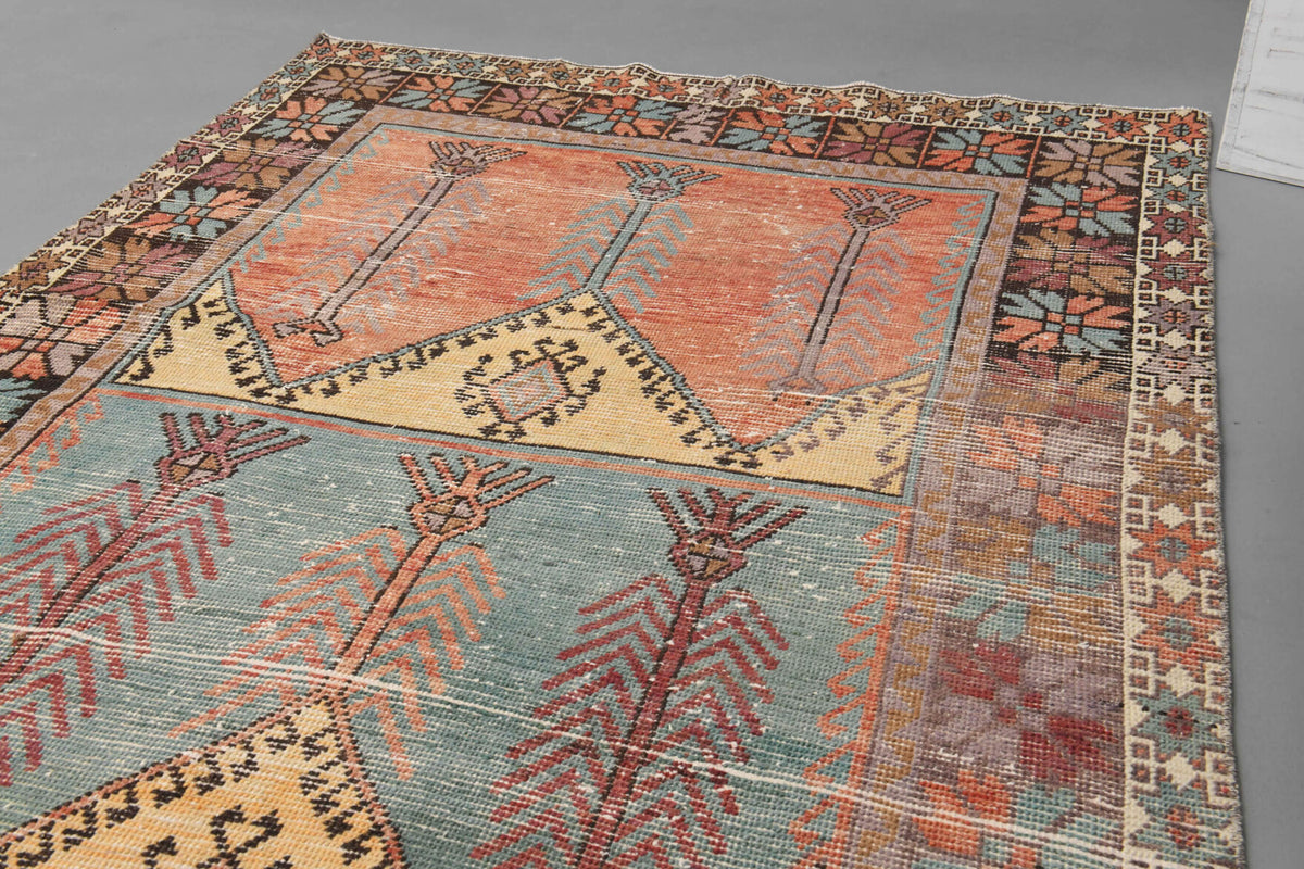 Oushak Wide Runner Rug