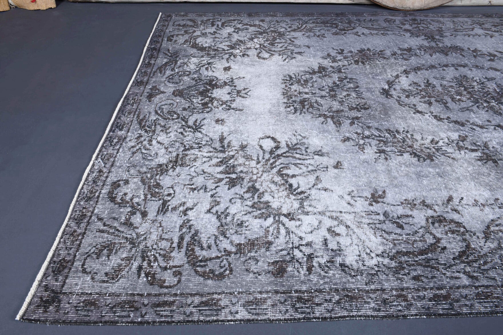 One-of-a-kind 1970s Anatolian vintage area rug in wool, 6'7" x 9'11"