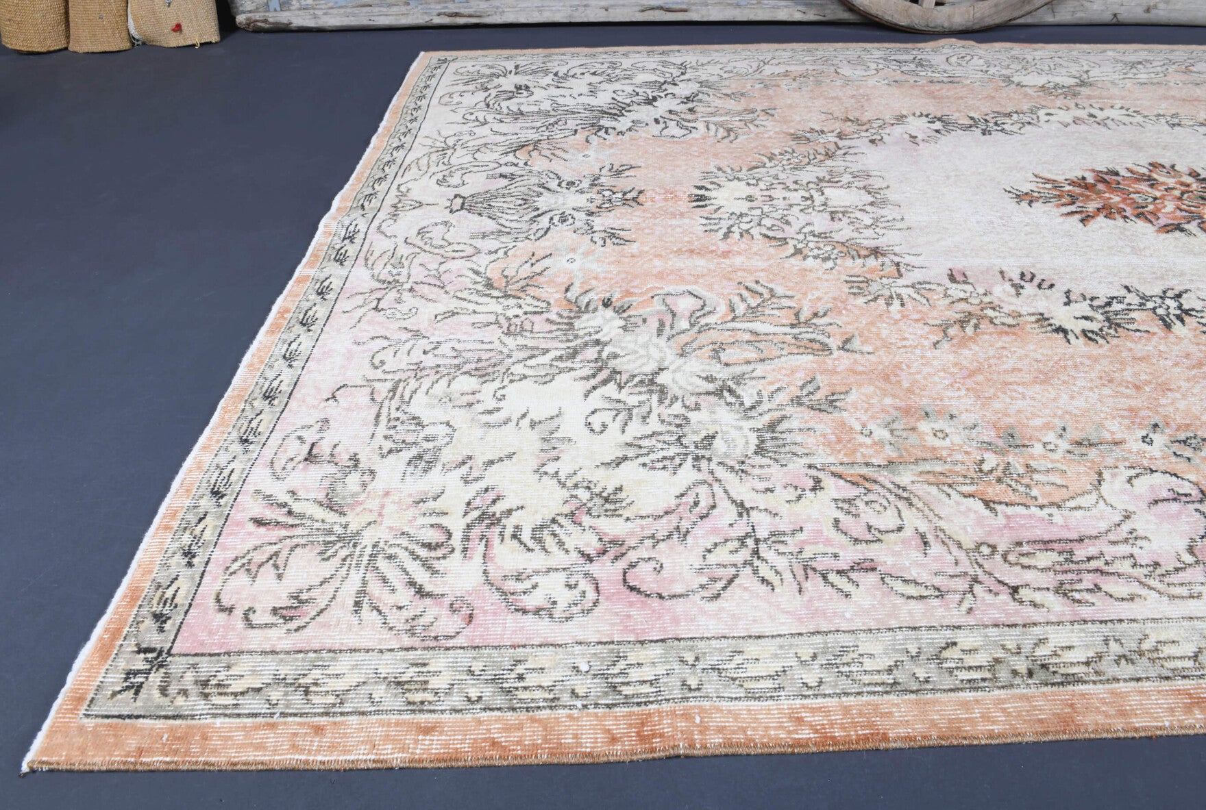 One-of-a-kind 1970s Anatolian vintage area rug in wool, 6'11" x 10'10"