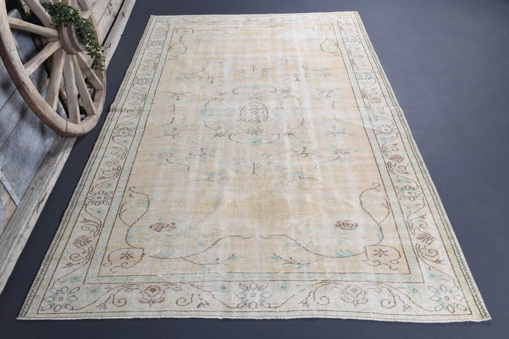 Turkish Vintage Anatolian Area Rug