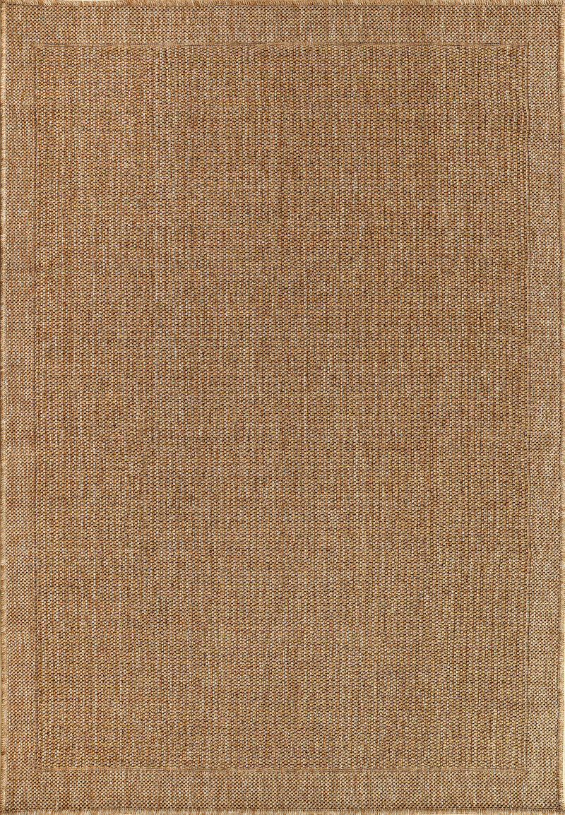 Marley Natural Bordered Jute-Look Indoor/Outdoor Area Rug