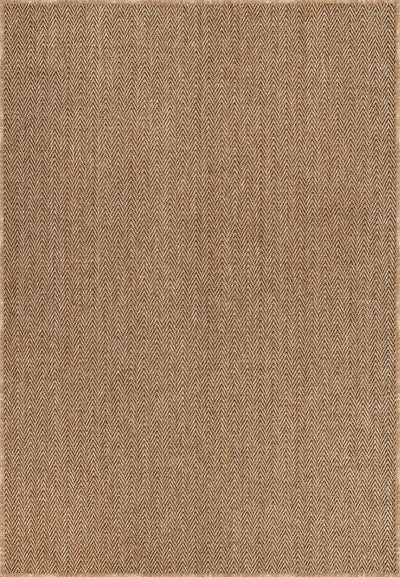 Nova Rustic Herringbone Sisal-Look Indoor/Outdoor Area Rug