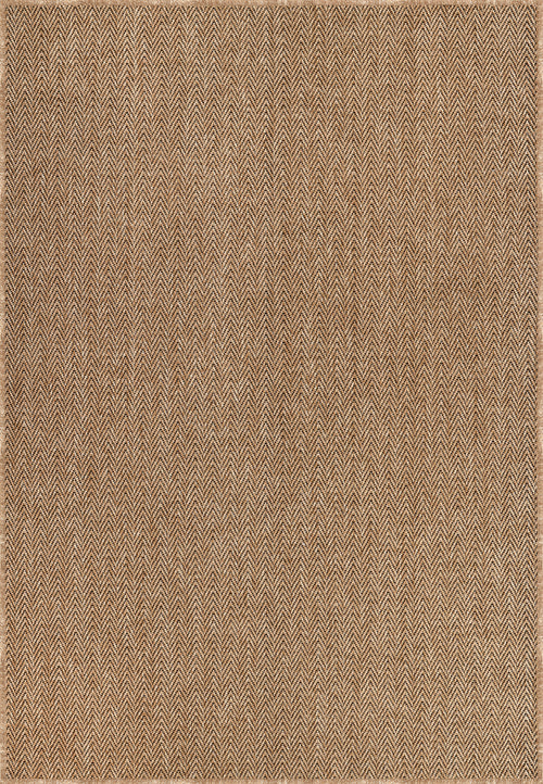 Alfombra rústica de área para interior/exterior con aspecto de sisal en espiga