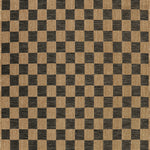 Modern Geometric Diamond Jute-Look Indoor/Outdoor Rug