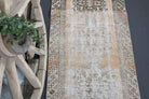 Distressed Antique Runner Rug