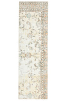 Floral Oushak Runner Rug