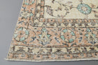 Floral Oushak Runner Rug