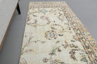 Floral Oushak Runner Rug