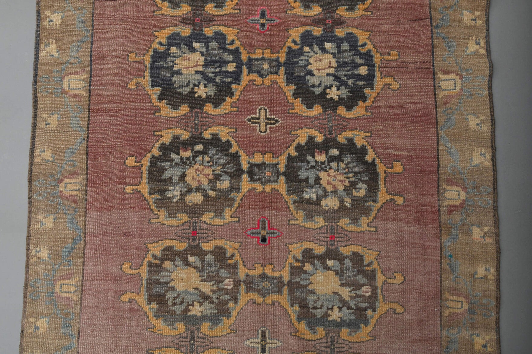 Ikat Turkish Wide Anatolian Runner Rug
