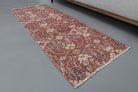 Floral Turkish Hereke Runner Rug