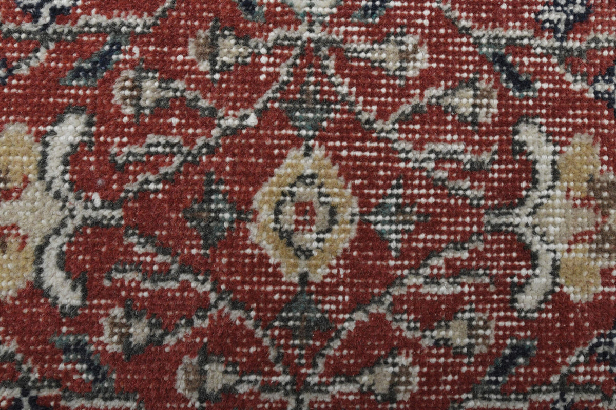 Floral Turkish Hereke Runner Rug