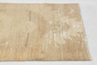 Antique Neutral Oushak Runner Rug