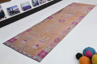 Pale Orange - Human Figures Runner Rug