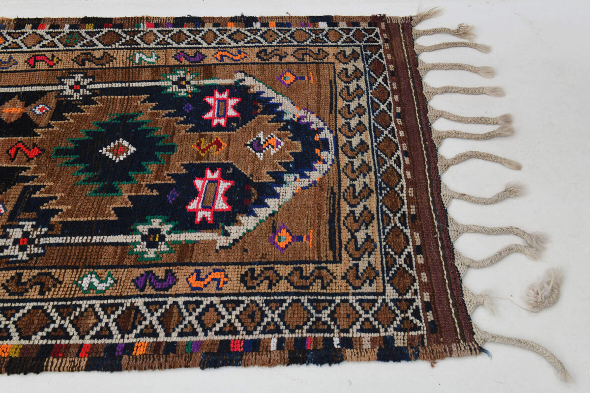 TASSELED TRADITIONAL Turkish Runner Rug