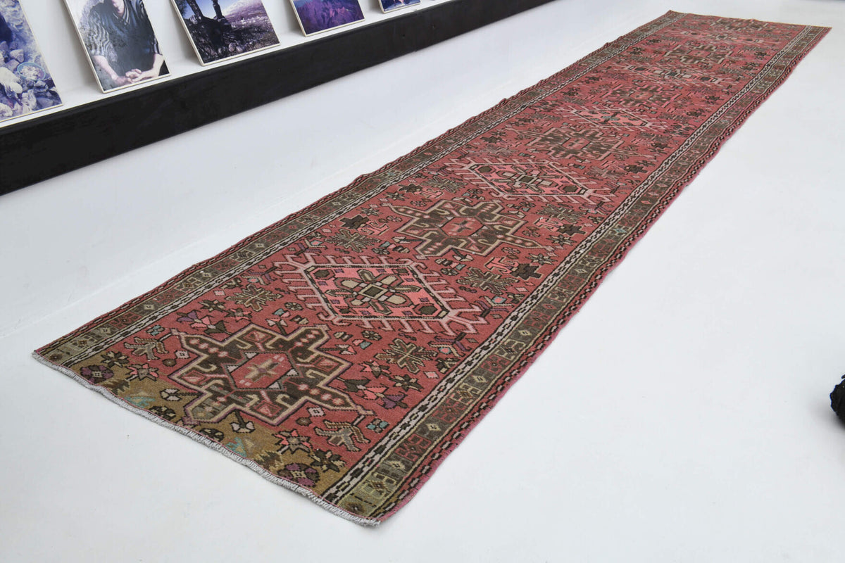 Persian Handwoven Vintage Runner Rug
